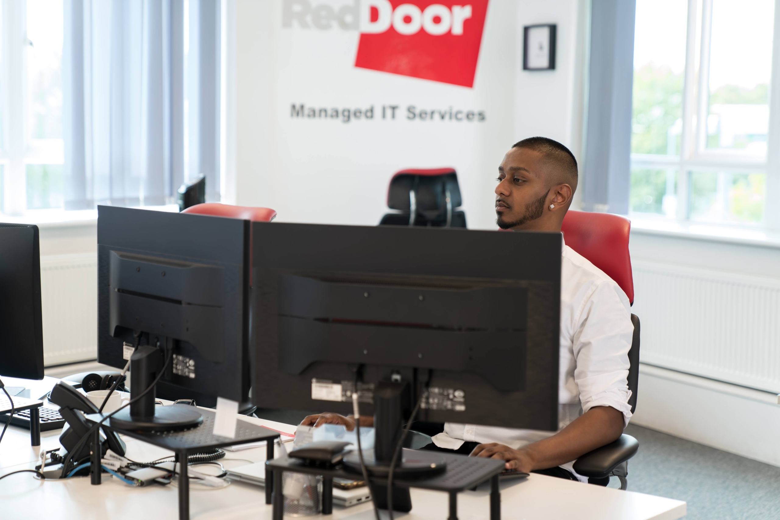 Azaam Rafeek Technical Manager at work